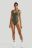 Ribbed Tummy Control Solid Color Sleeveless Seamless Bodysuit