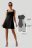 Square Neck Mini Dress With Built-in Shapewear